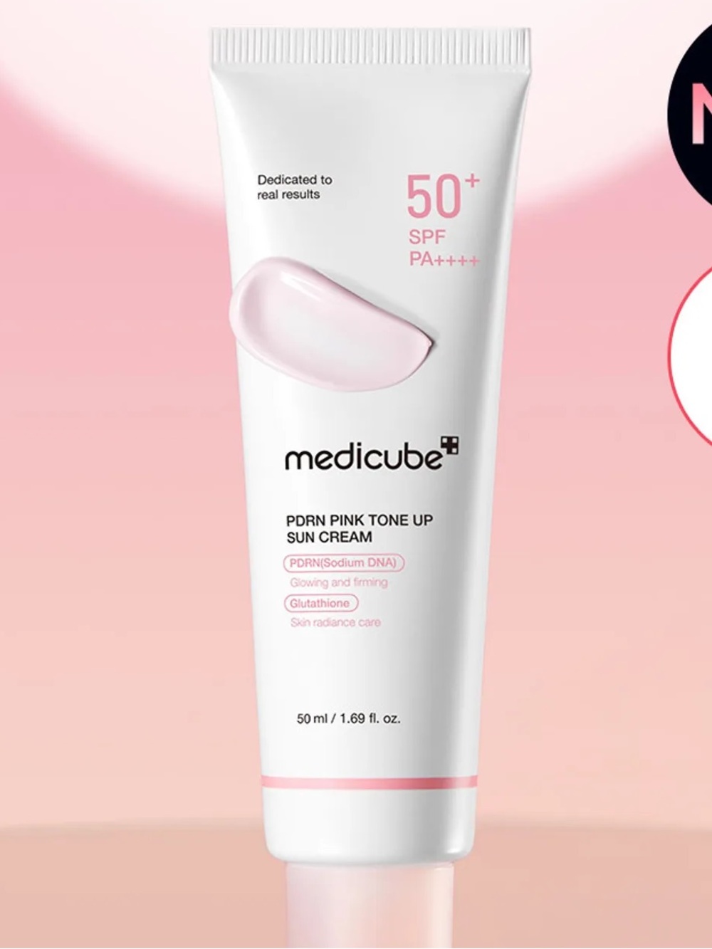 NIB medicube PDRN Pink Tone Up Sun Cream 50ml